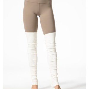 Alo Yoga Ribbed Two Tone Leggings